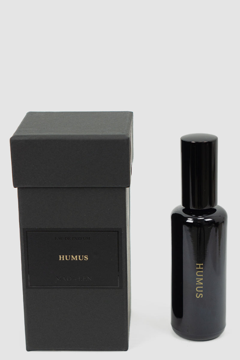 Front view of Humus Eau de Parfum bottle, MAD ET LEN